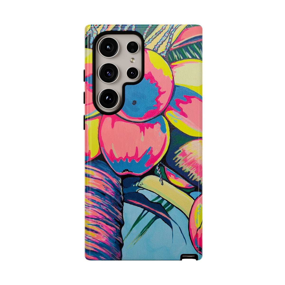 Neon Coconuts Tough Phone Case