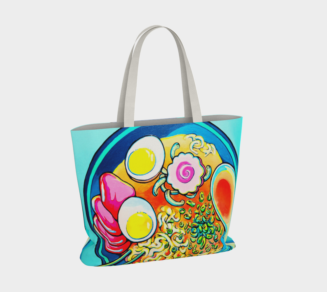 Neon Ramen Market Tote