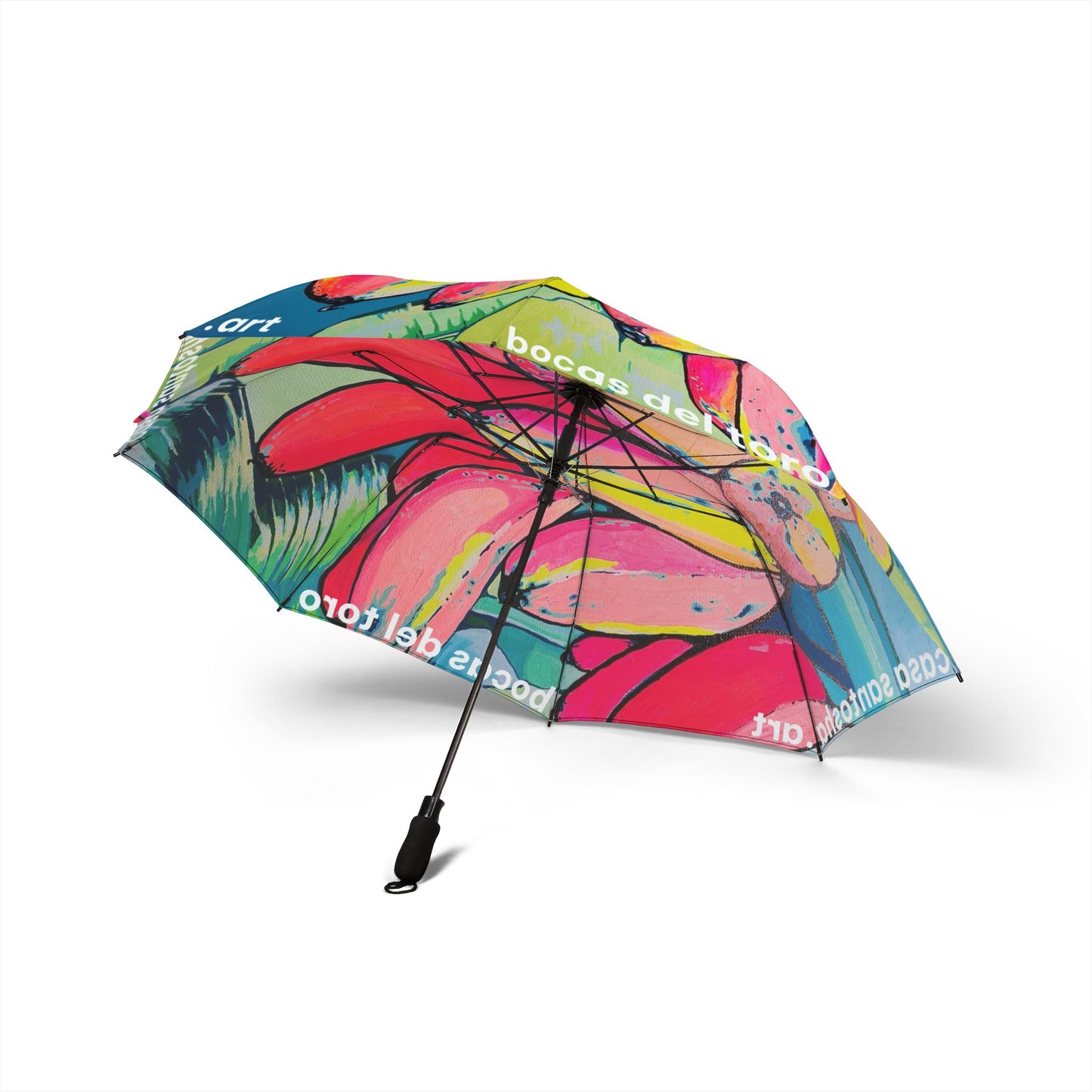 Neon Primitivo Bananas Umbrella - Foldable & Stylish Rain Gear