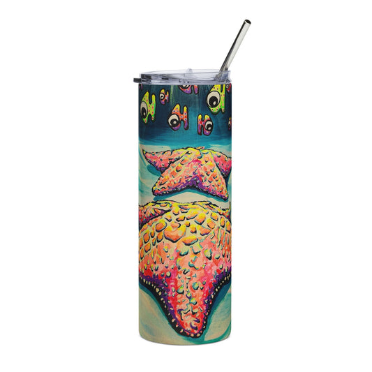 Cyclops Starfish Steel Tumbler, 20oz | Fun Travel Mug, Eco-Friendly