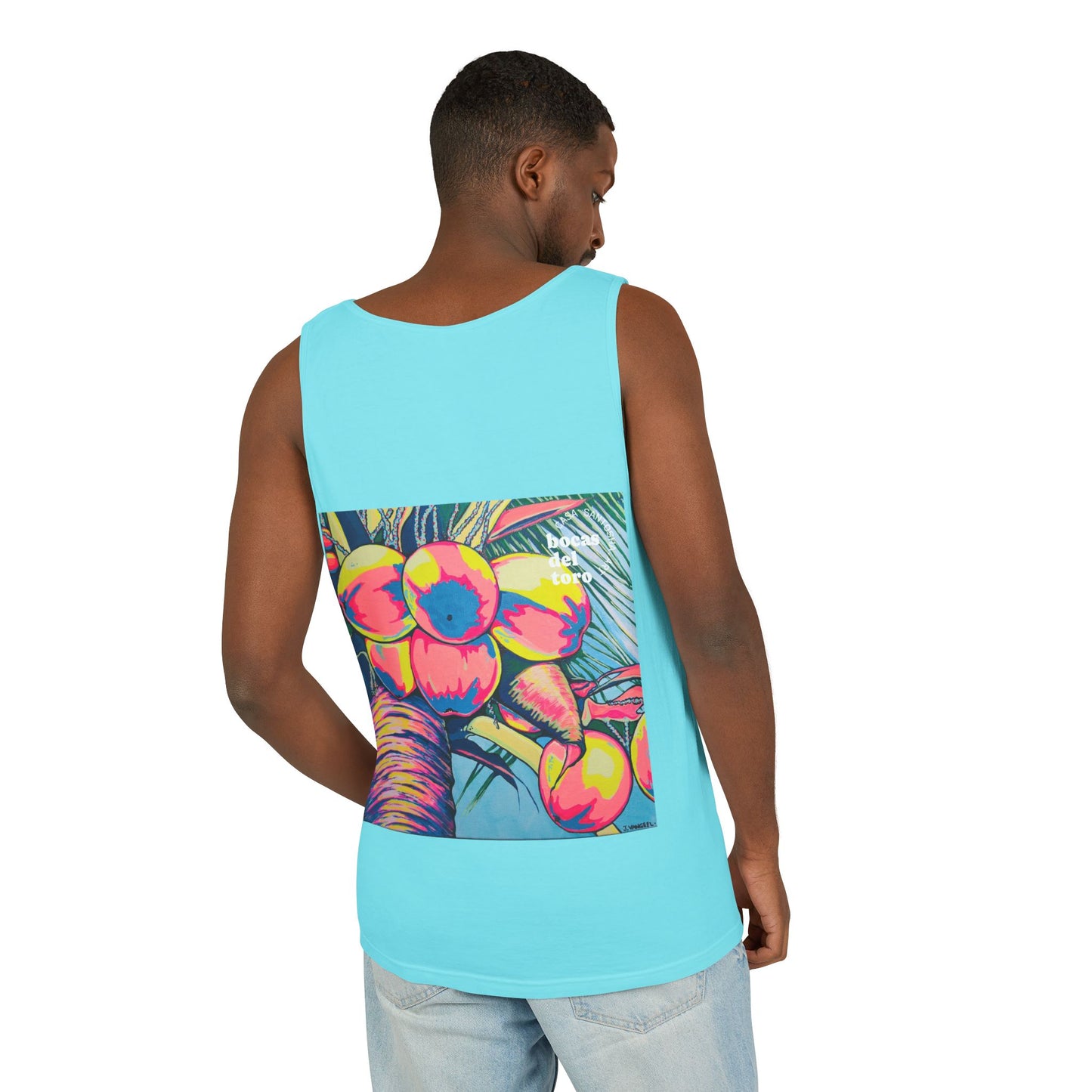 Unisex Neon Coconuts Tank Top - Perfect for Summer Vibes