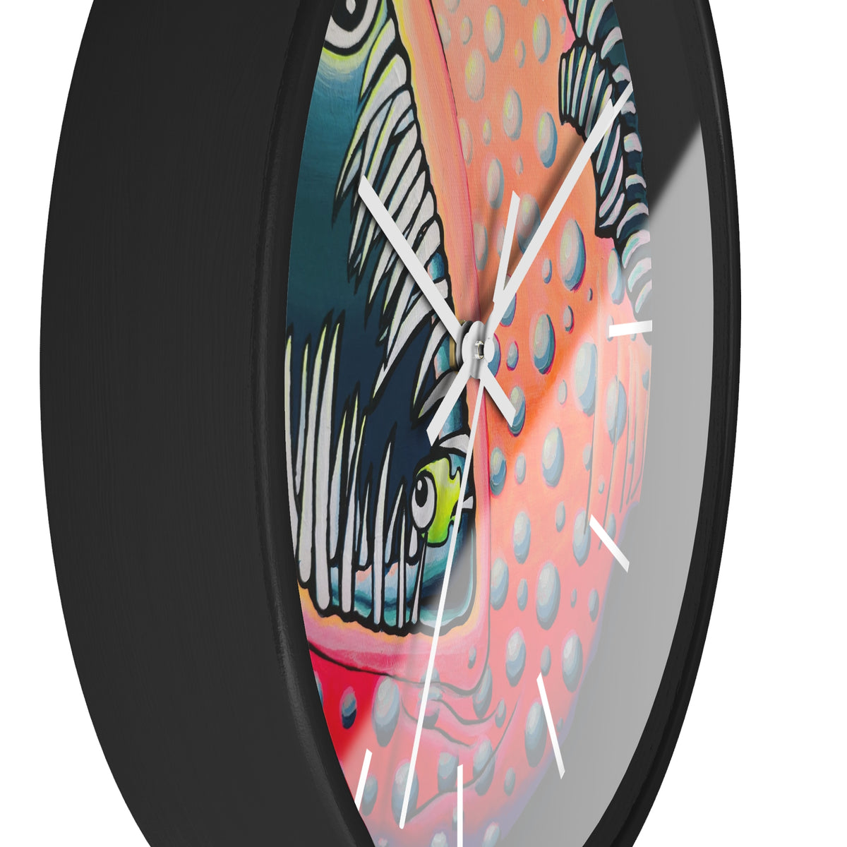 Cyclops Anglerfish Pop Art Wall Clock