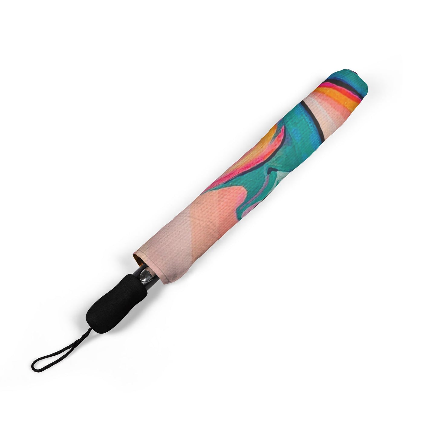 Neon Fish Tropical Umbrella - Foldable & Stylish Rain Gear