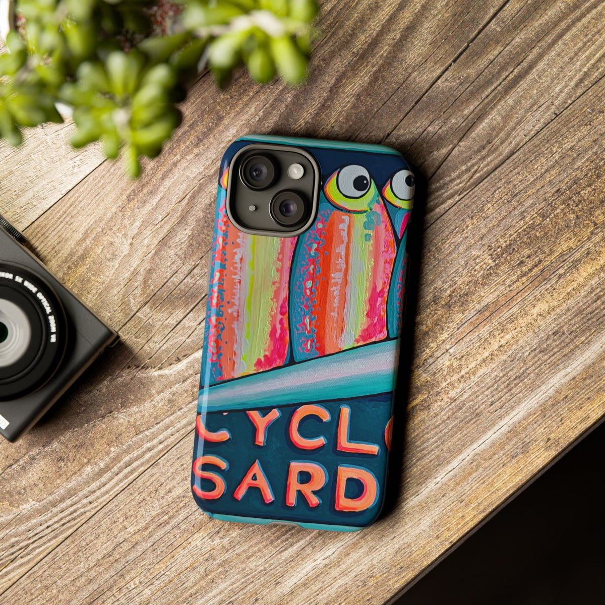 Neon Sardines Tough Phone Case