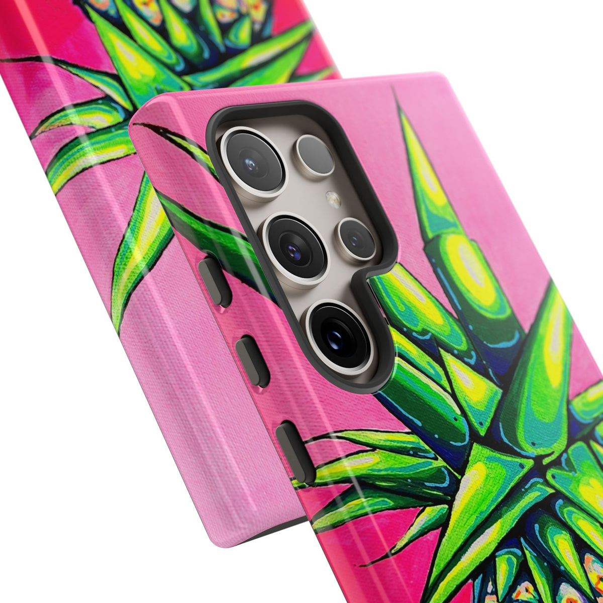 Neon Pineapple Tough Phone Case