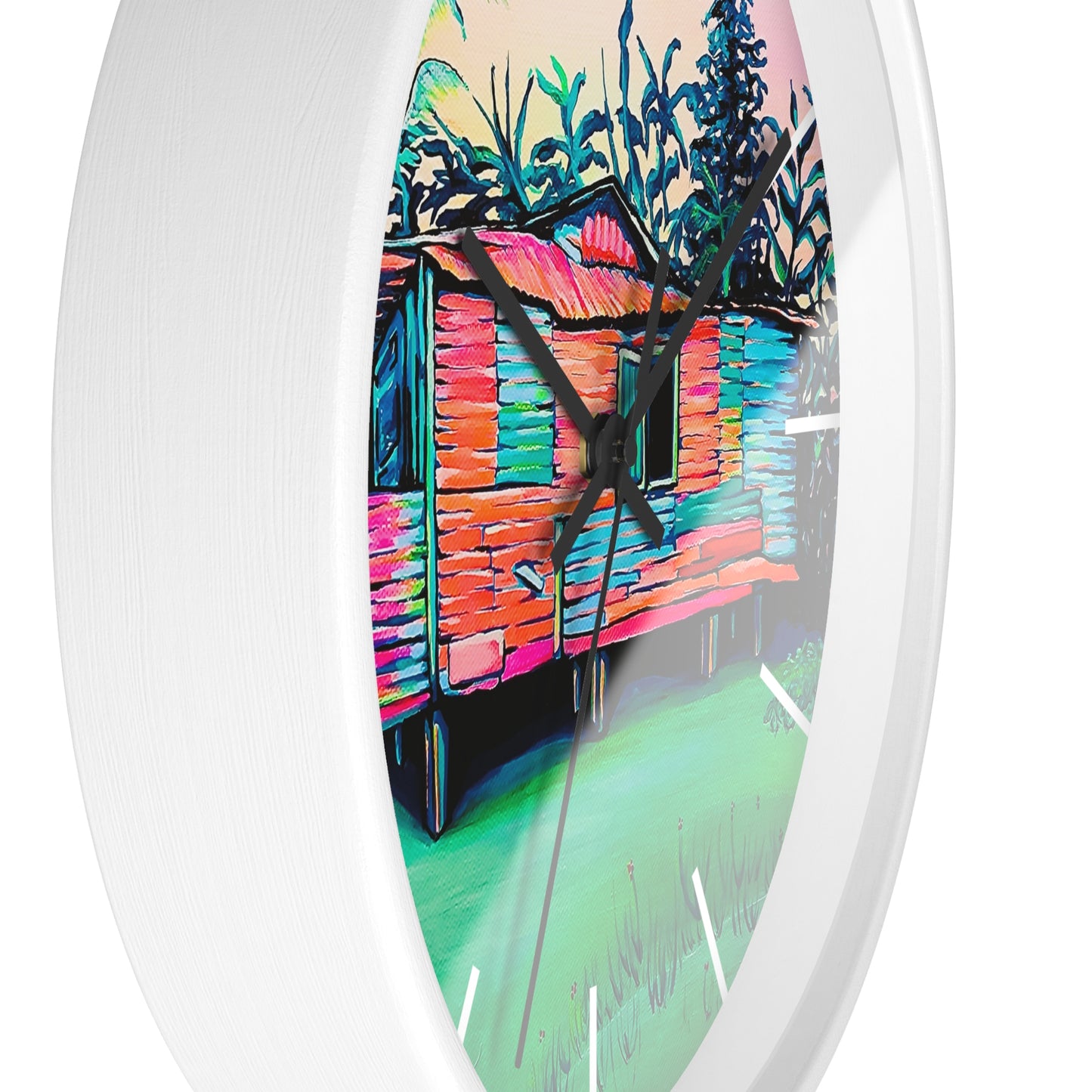 Luis Russell House Bocas Pop Art Wall Clock