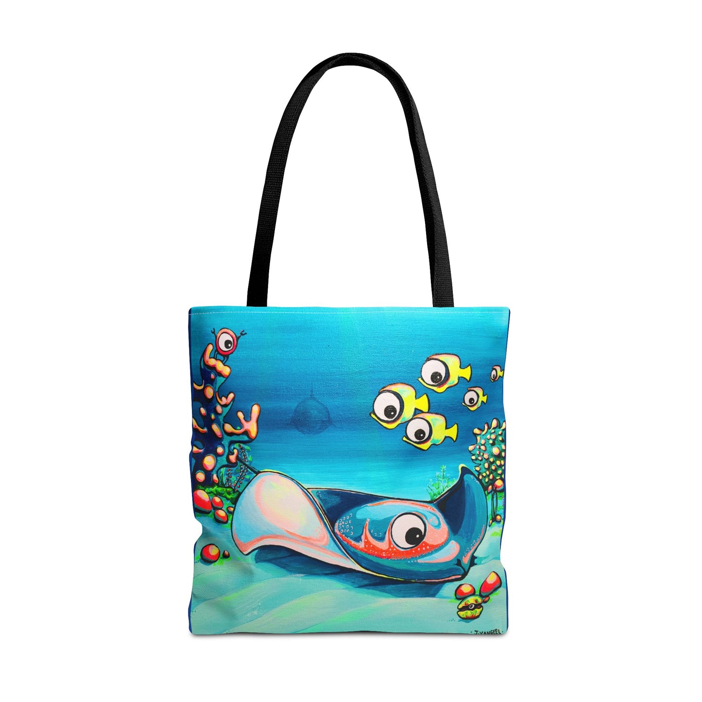 Premium Cyclops Stingray Tote Bag, Original Artist Design, Reusable Shopping Tote, Eco-Friendly