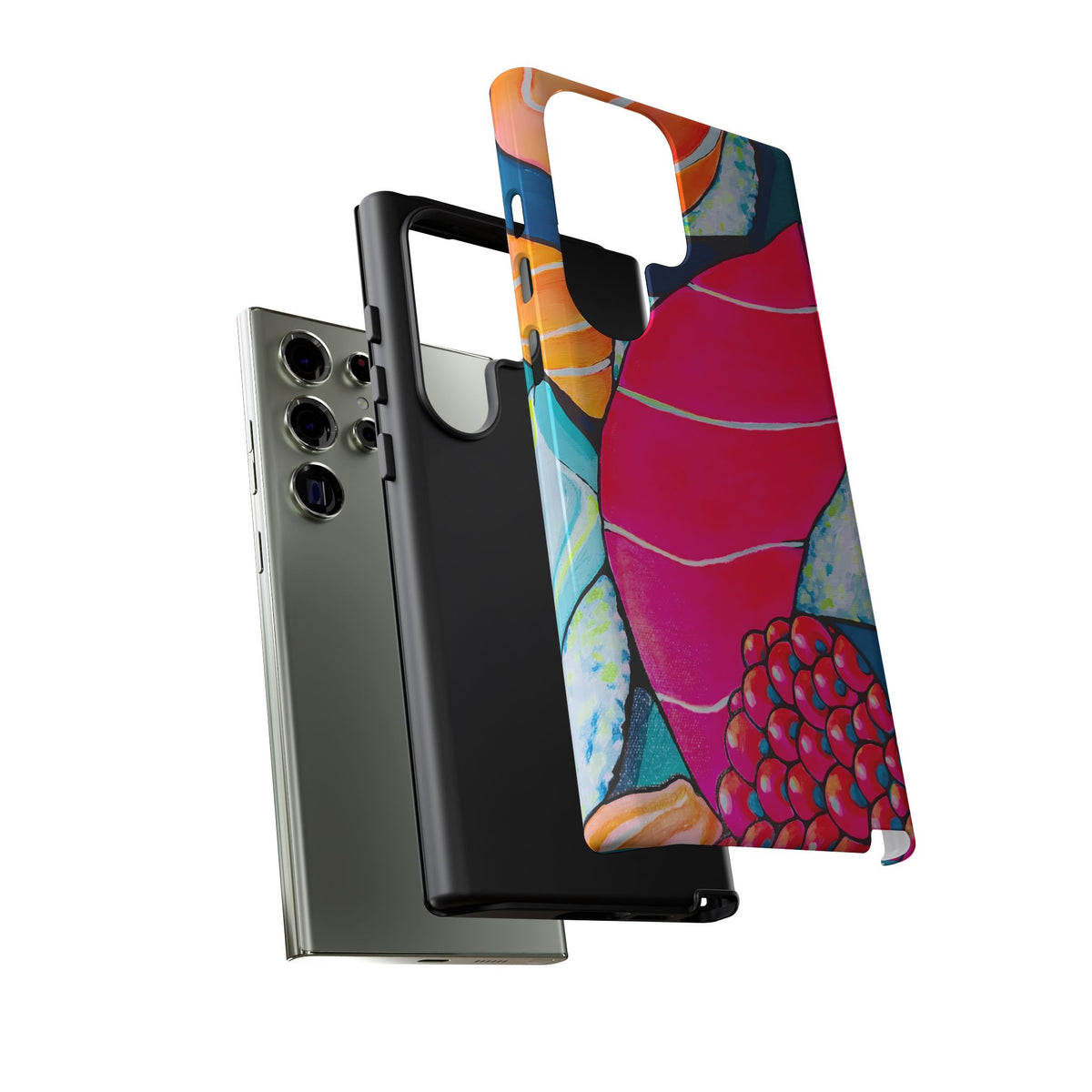 Coque de téléphone résistante Néon Sushi