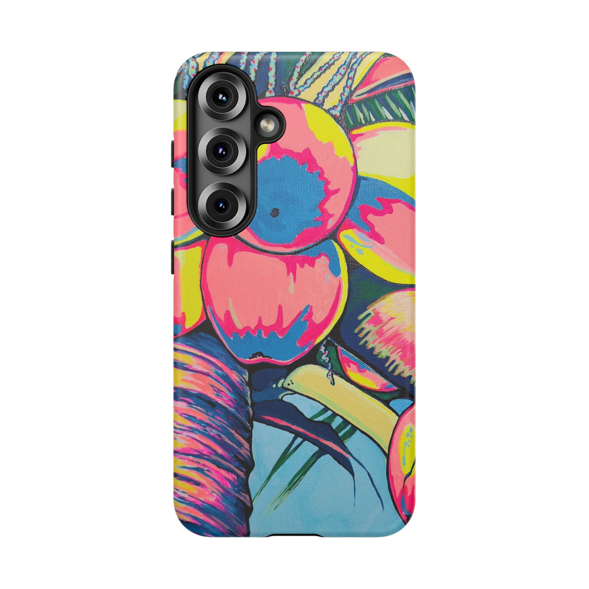 Neon Coconuts Tough Phone Case