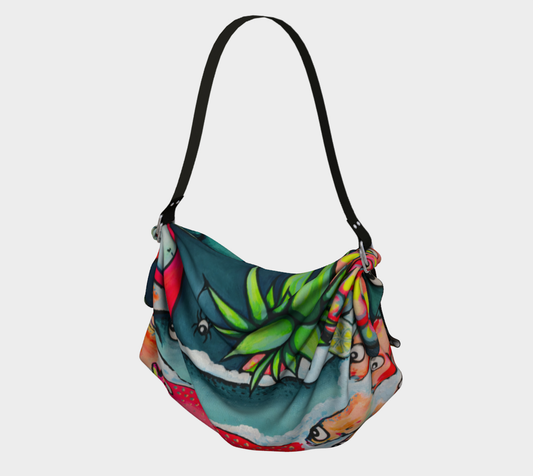 Neon Cabo Fish Market Origami Tote