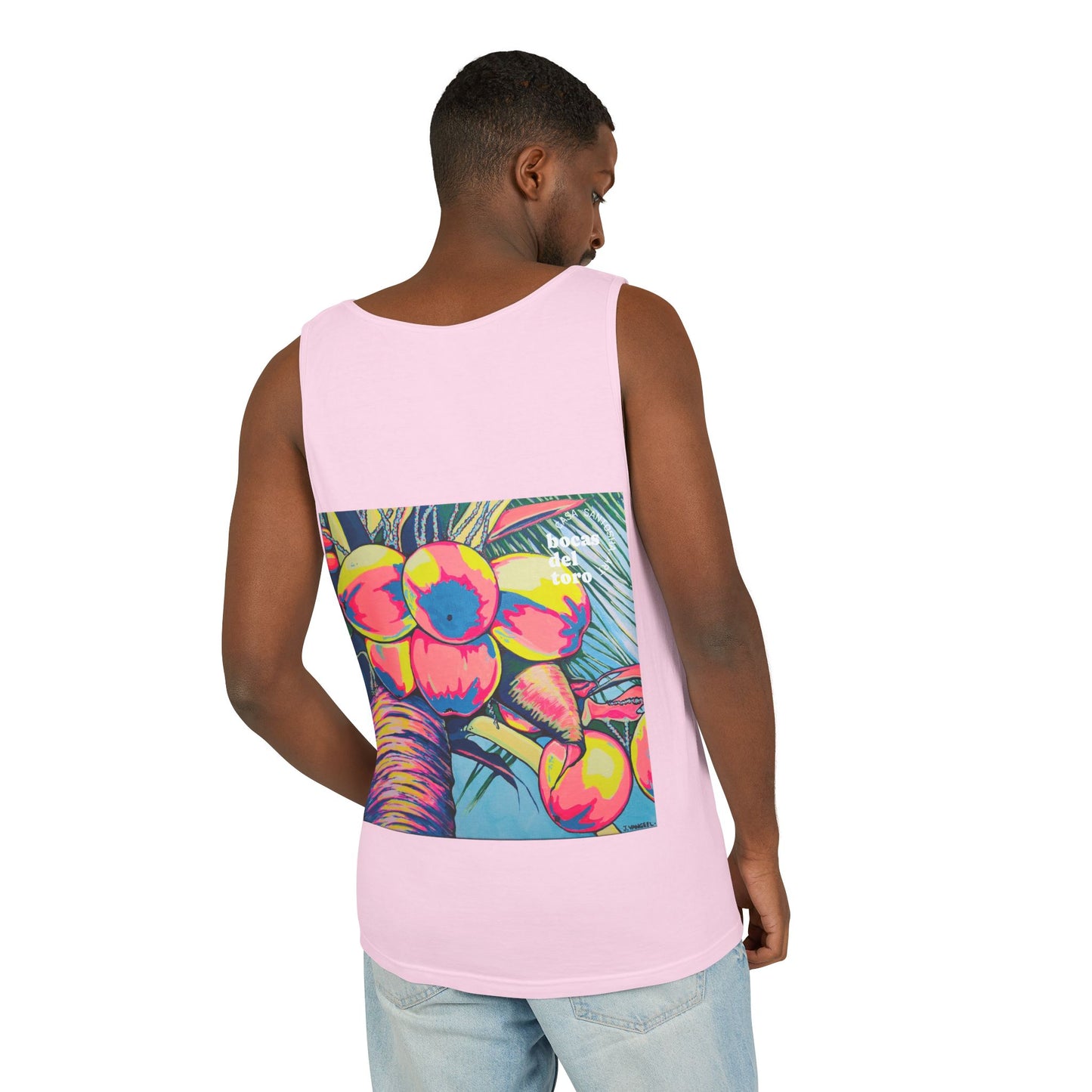 Unisex Neon Coconuts Tank Top - Perfect for Summer Vibes