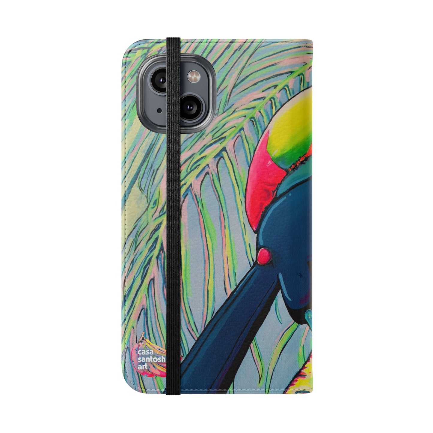 Cyclops Toucan Flip Phone Case – Wallet Cover with Card Slots