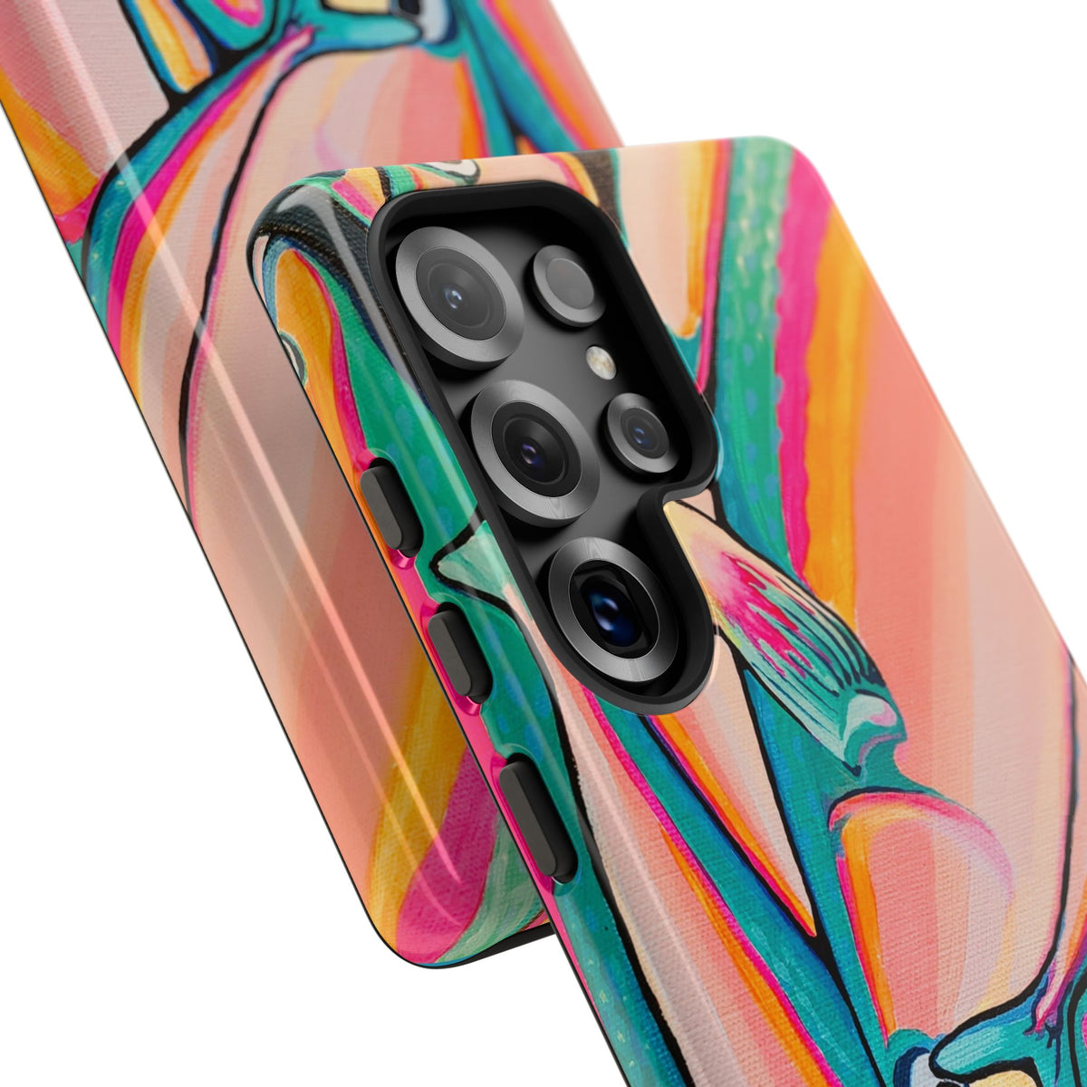 Neon Fish Tough Phone Case