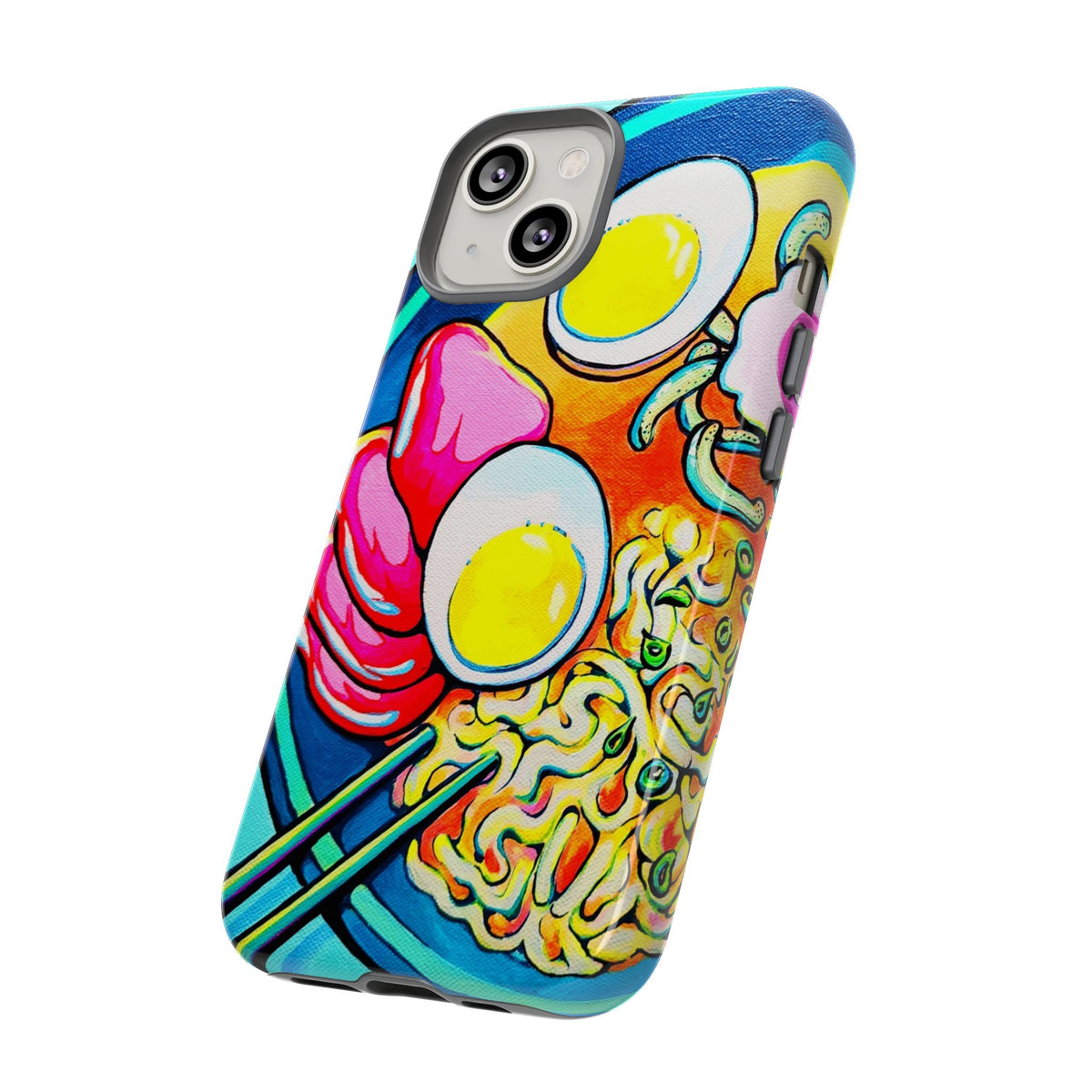 Coque de téléphone résistante Neon Ramen