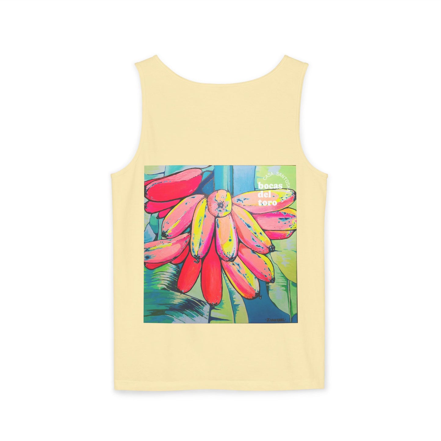 Unisex Neon Primitivo Bananas Tank Top - Perfect for Summer Vibes