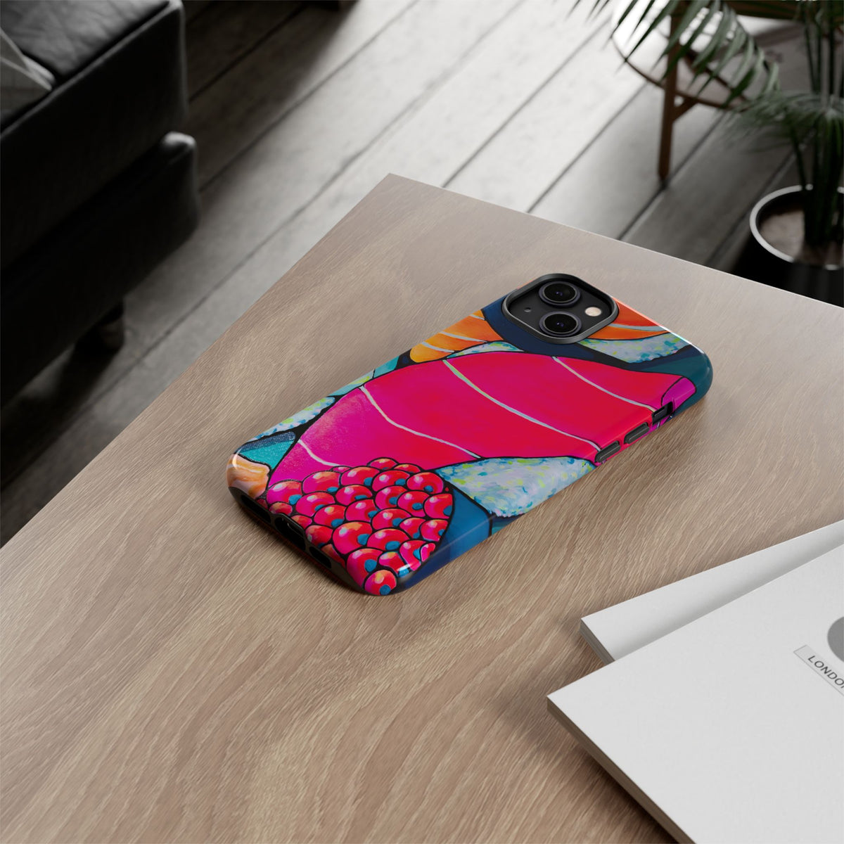 Coque de téléphone résistante Néon Sushi