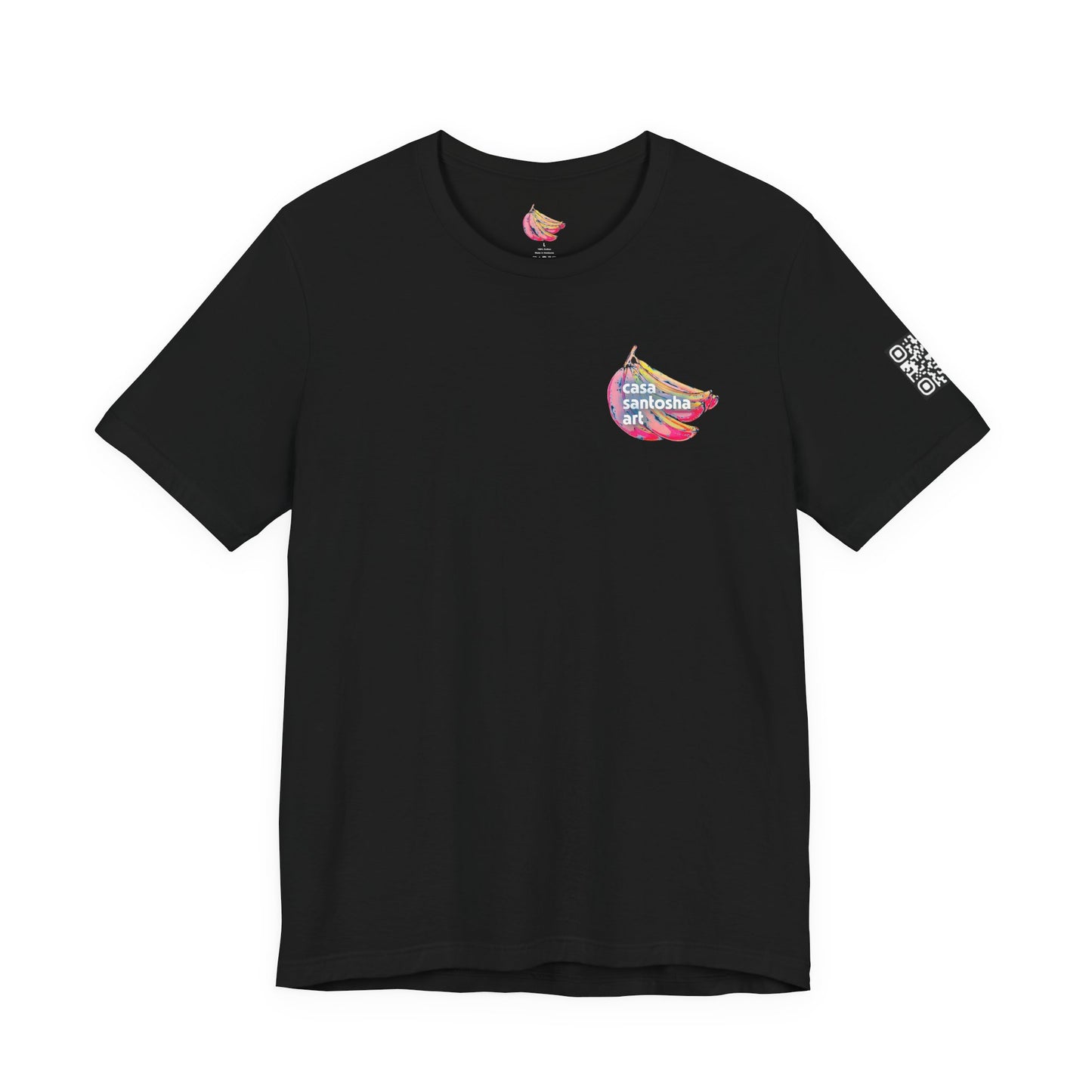 T-shirt unisexe néon à motif poisson frit