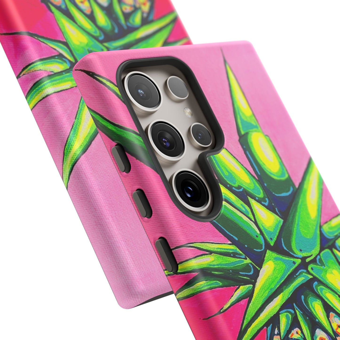 Neon Pineapple Tough Phone Case