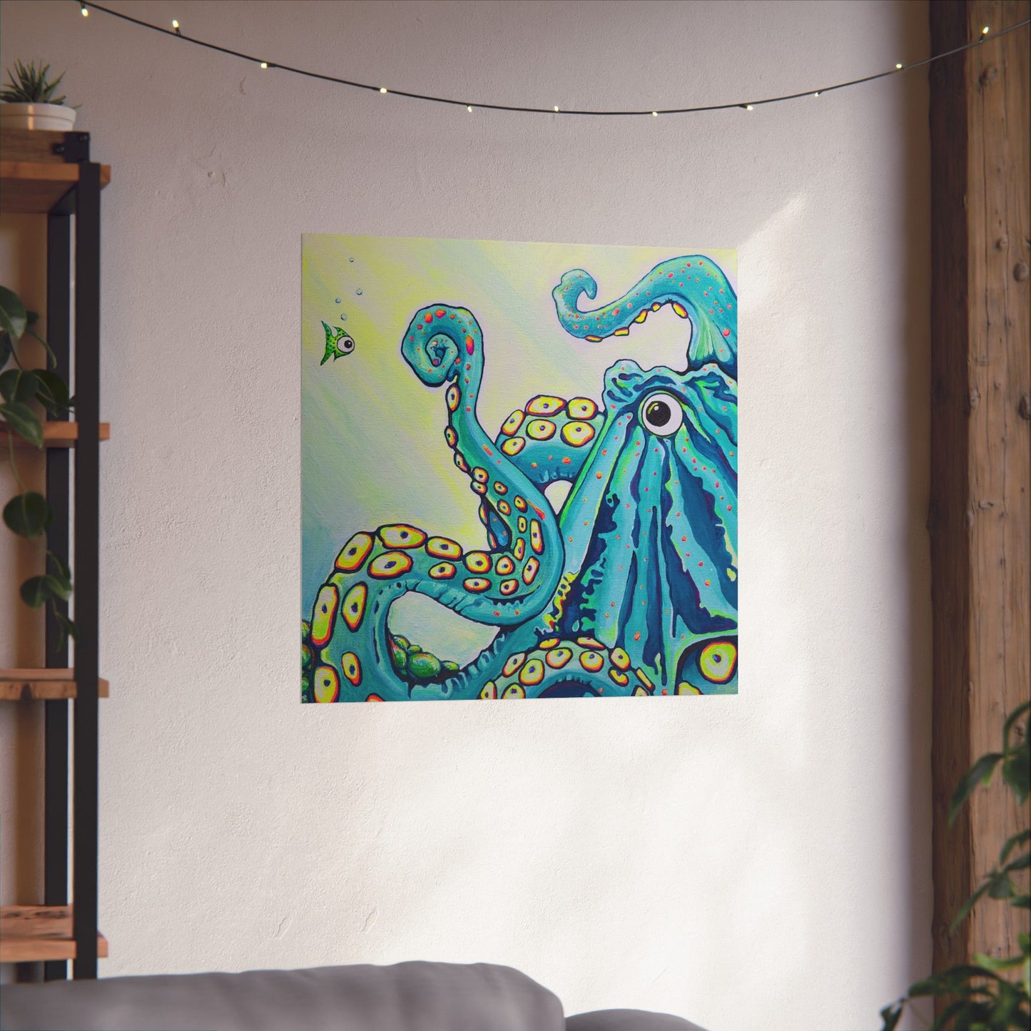 Cyclops Octopus Giclée Art Poster