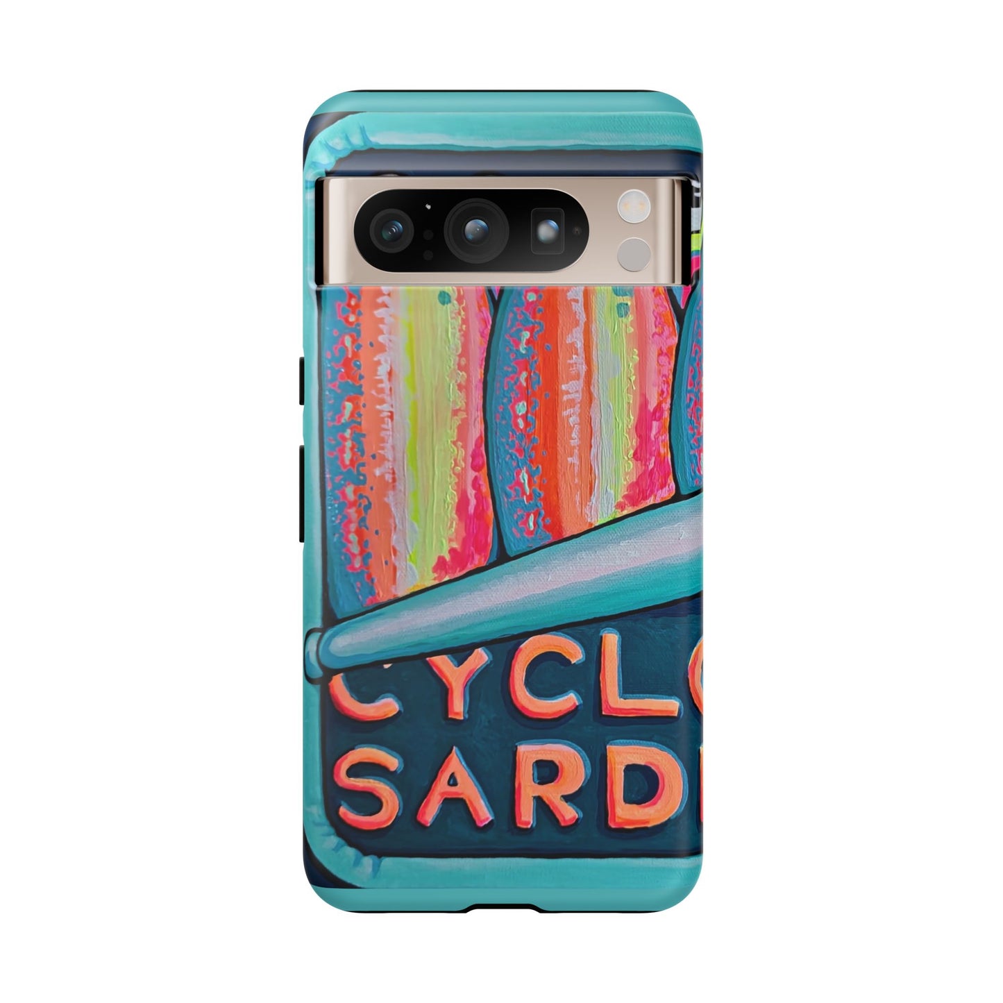Neon Sardines Tough Phone Case