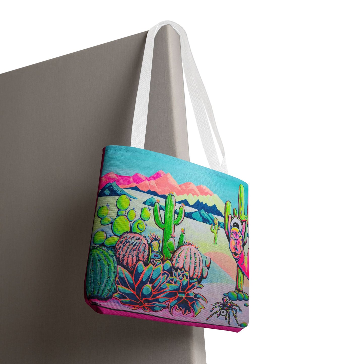 Premium Cyclops Camel Tote Bag, Original Artist Design, Reusable Shopping Tote,  Eco-Friendly