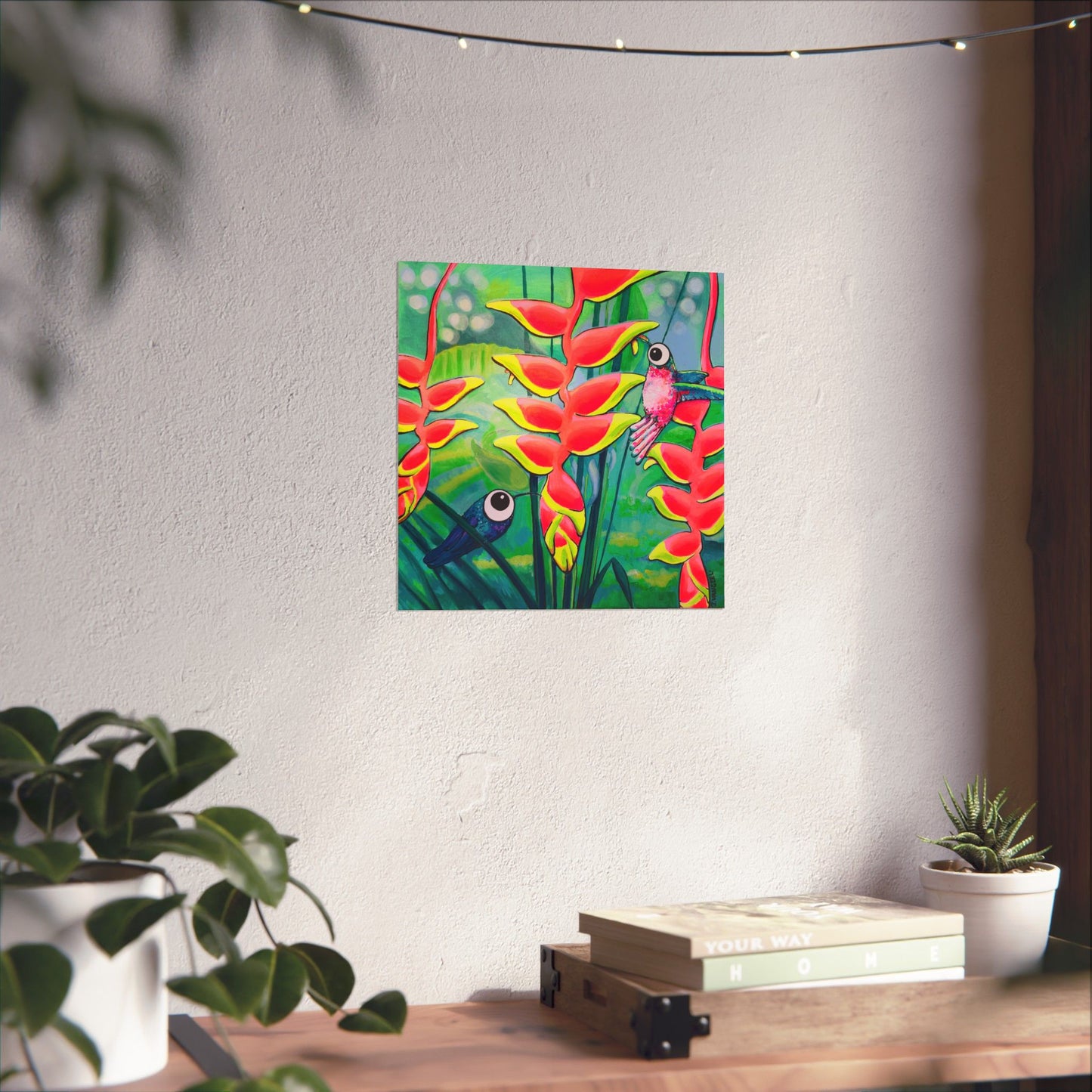 Cyclops Hummingbirds Giclée Art Poster
