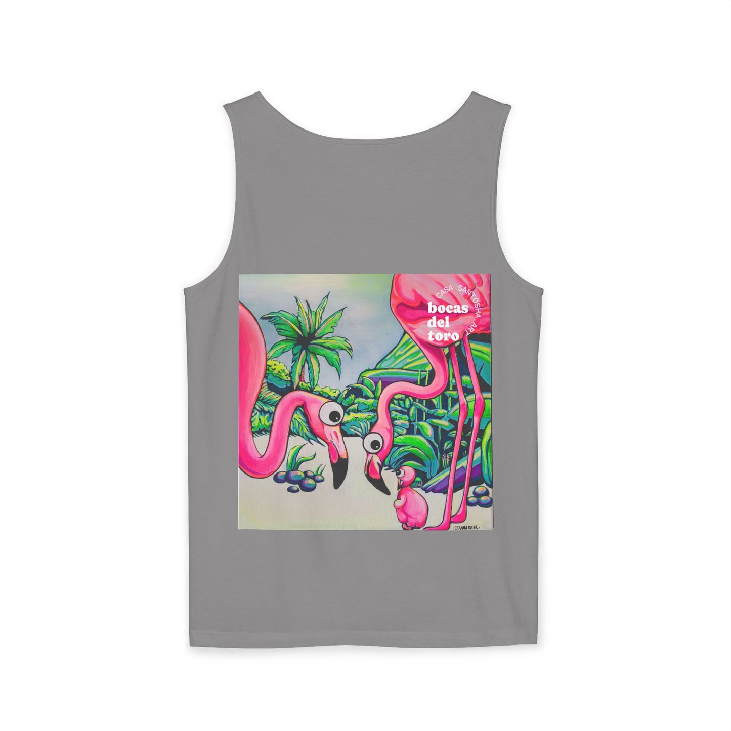Unisex Cyclops Flamingo Family Tank Top - Perfect for Summer Vibes