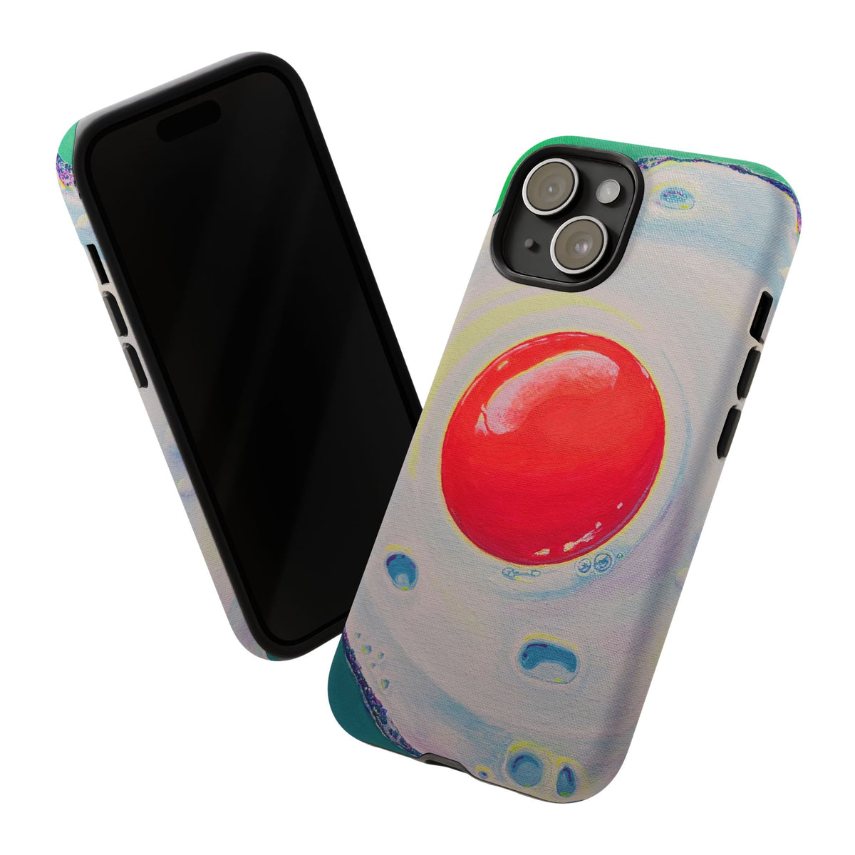 Neon Fried Egg Tough Phone Case
