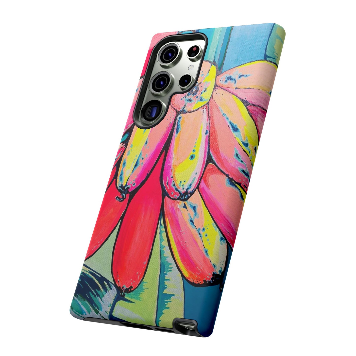 Neon Primitivo Bananas Tough Phone Case