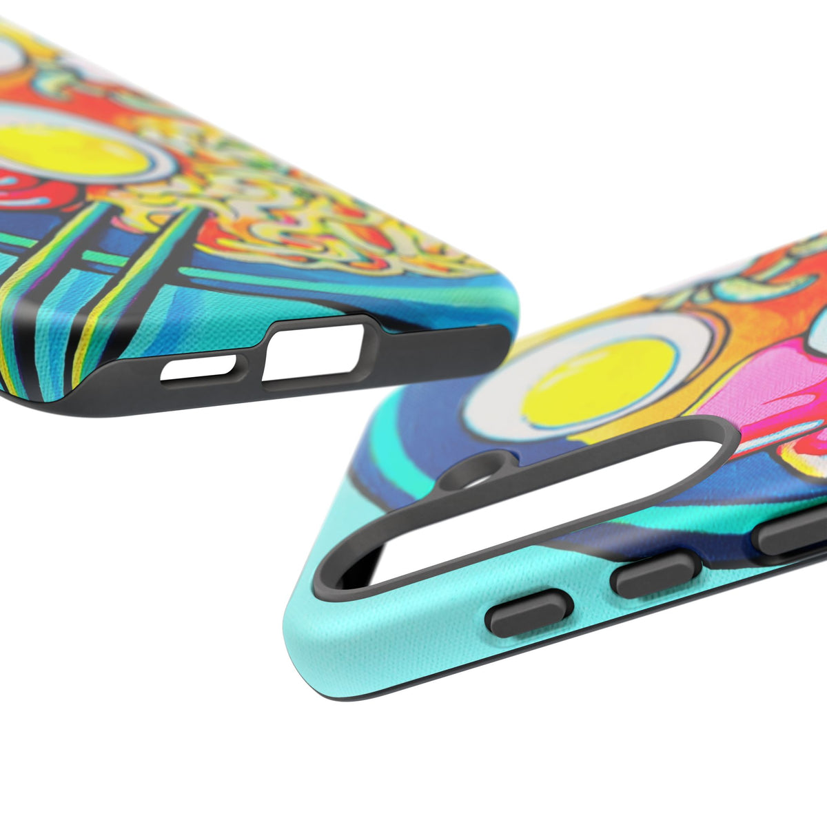 Coque de téléphone résistante Neon Ramen