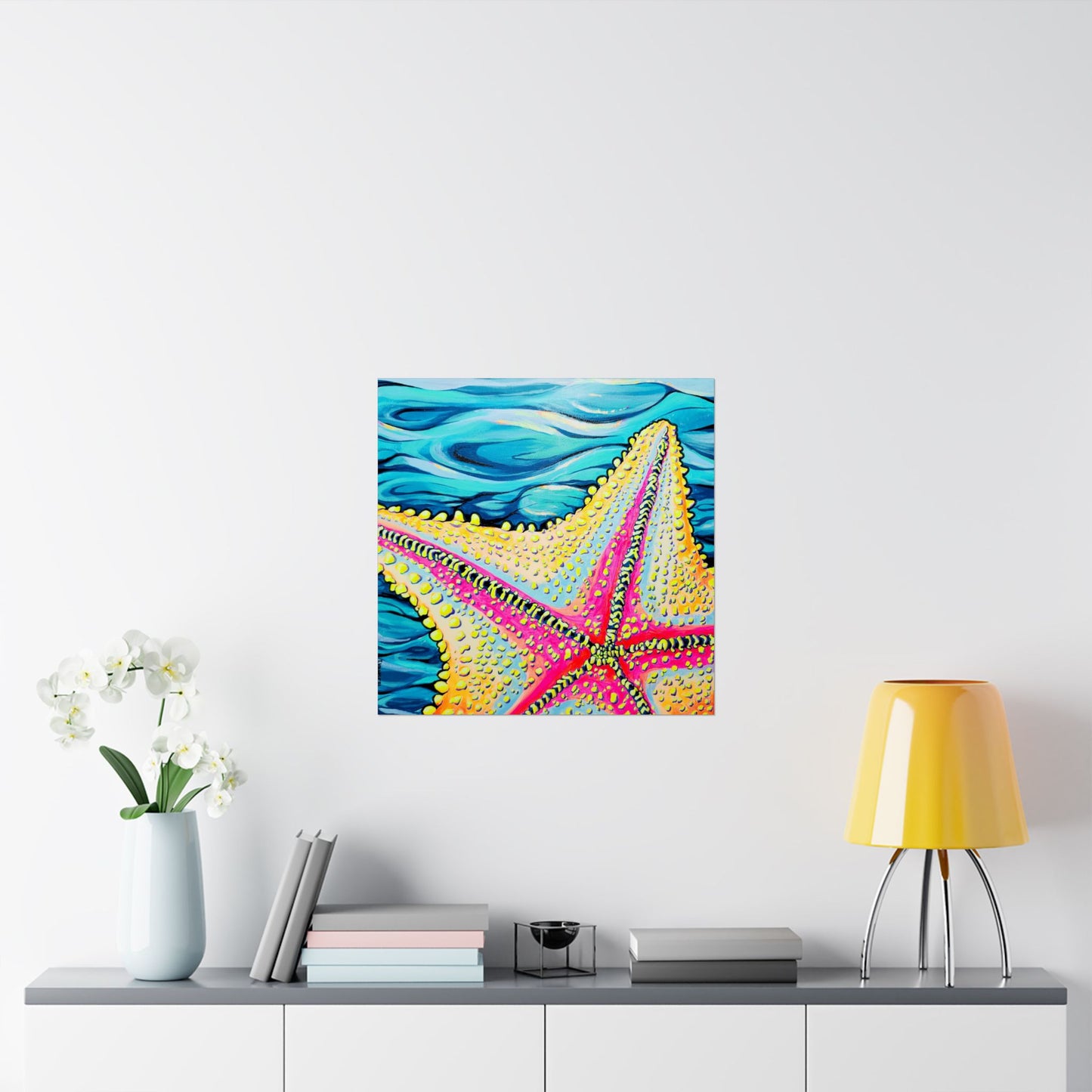 Starfish Beach Bocas Giclée Art Poster