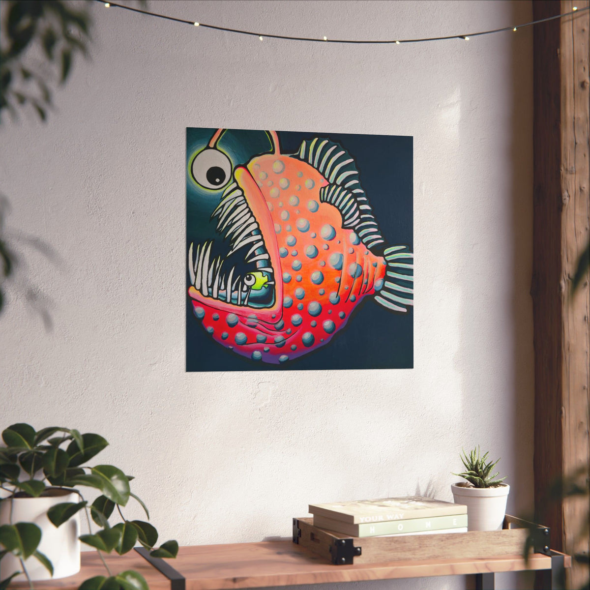 Cyclops Anglerfish Giclée Art Poster
