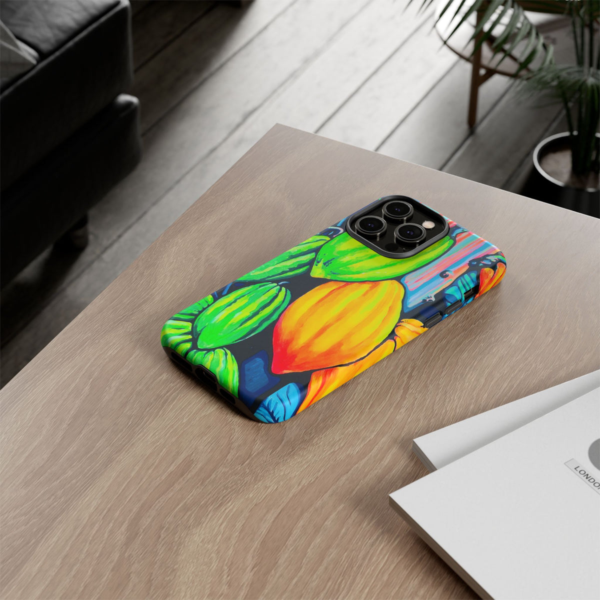 Coque de téléphone robuste Cacao Néon