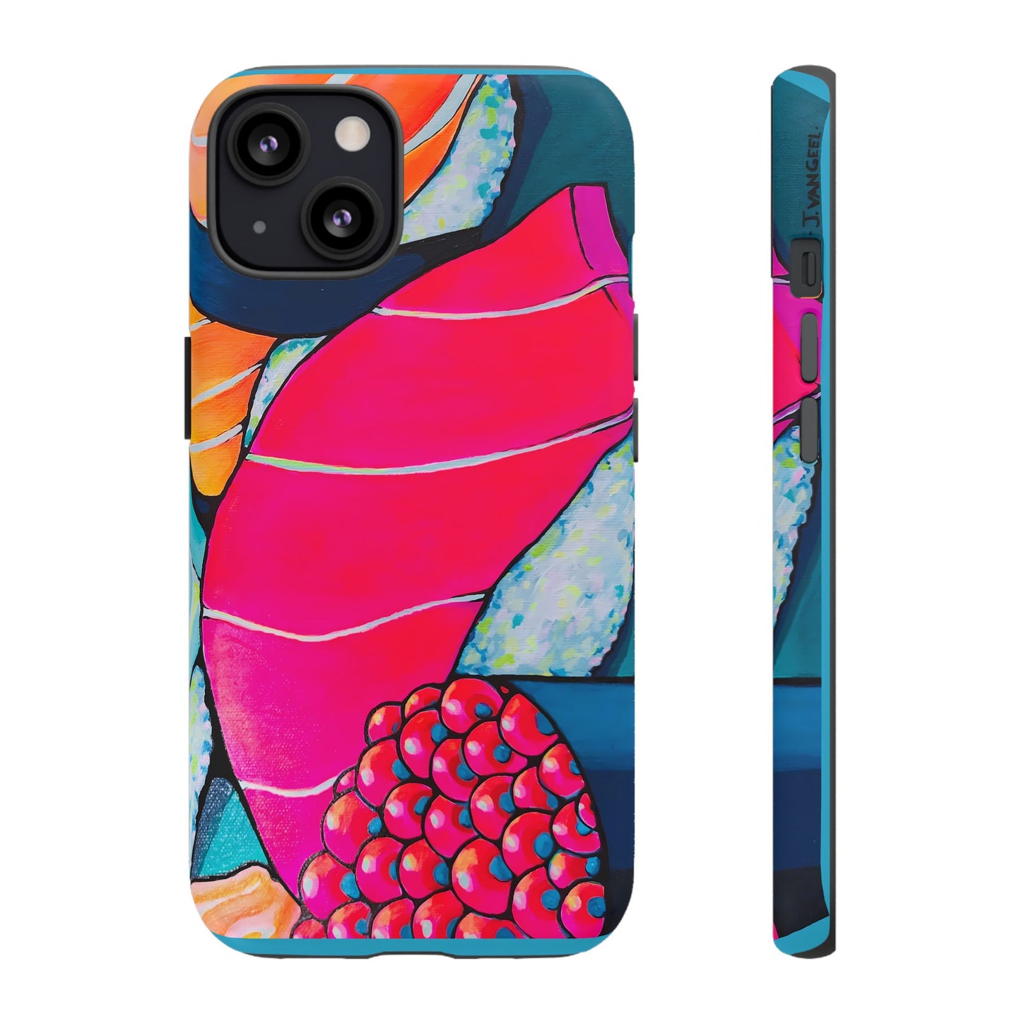 Coque de téléphone résistante Néon Sushi