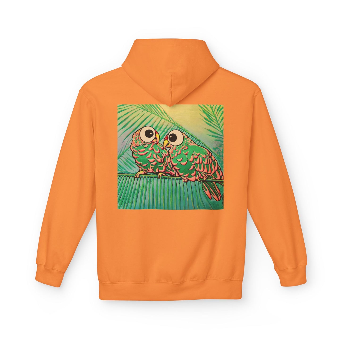 Unisex Chatty Cyclops Parrots Soft Hoodie