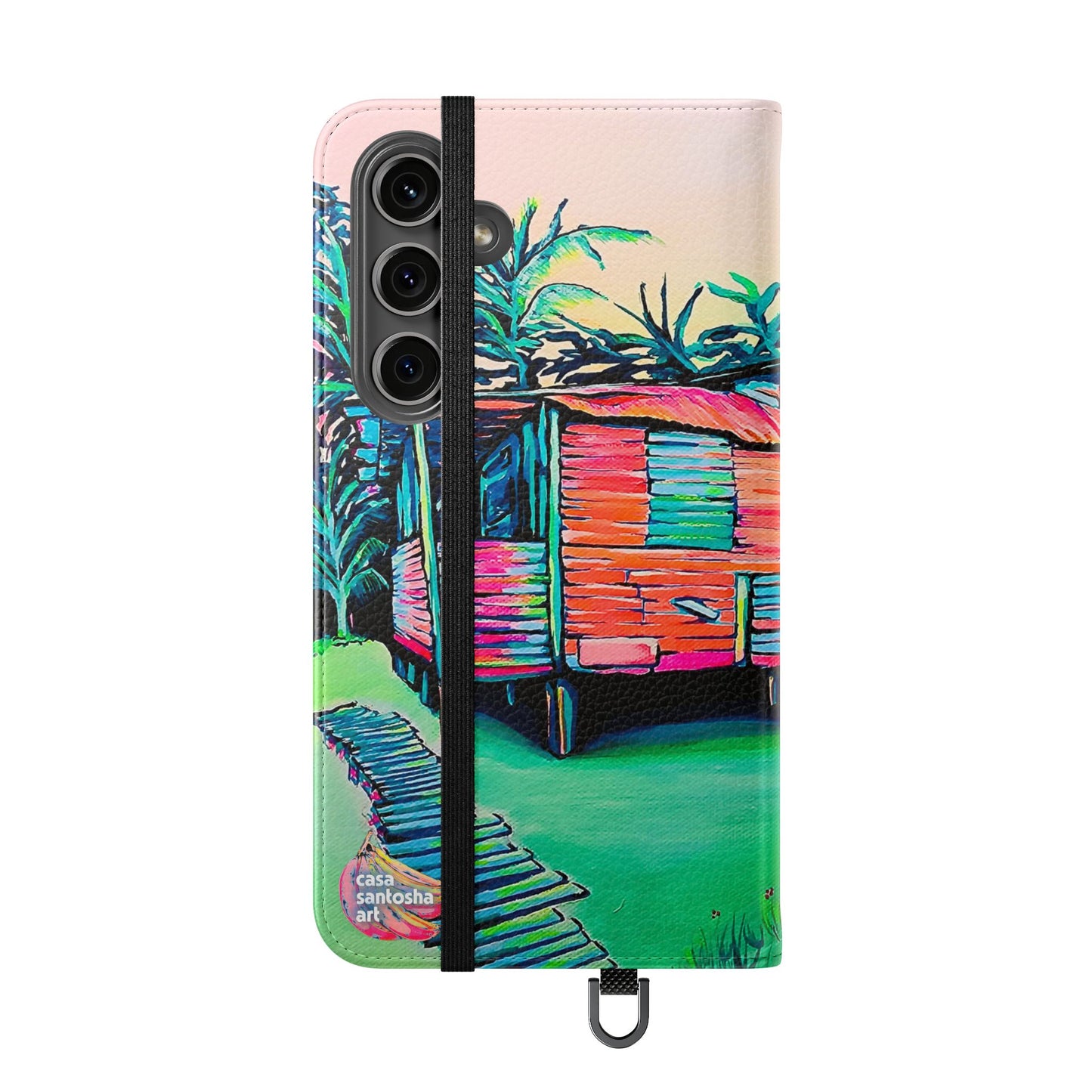Luis Russell House Bocas Flip Phone Case – Wallet Cover with Card Slots