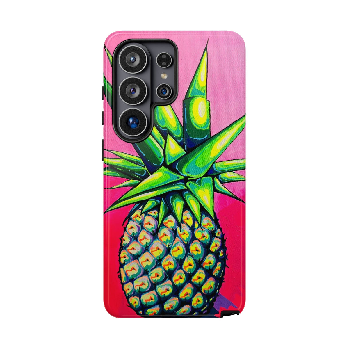 Neon Pineapple Tough Phone Case