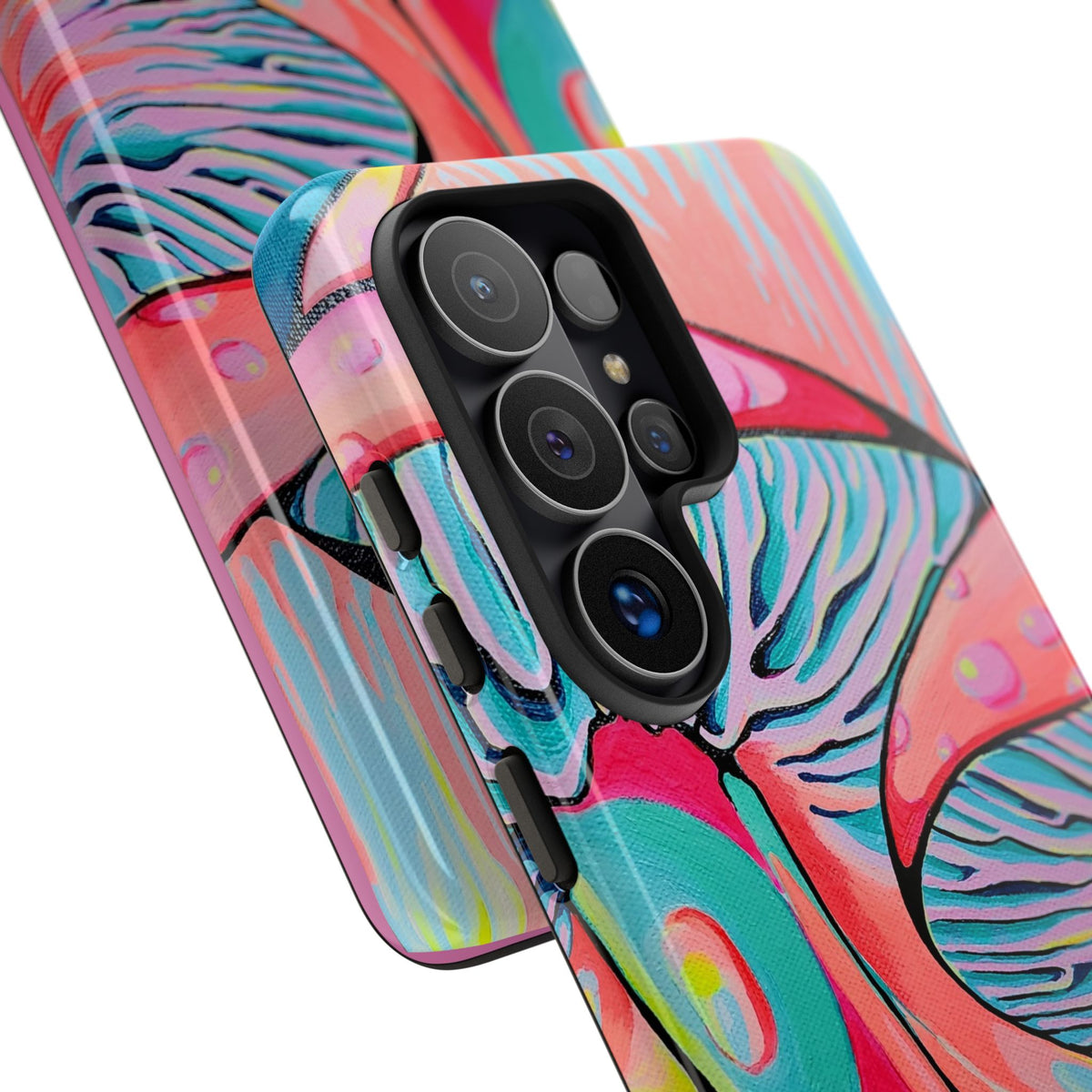 Coque de téléphone résistante Trippy Mushrooms