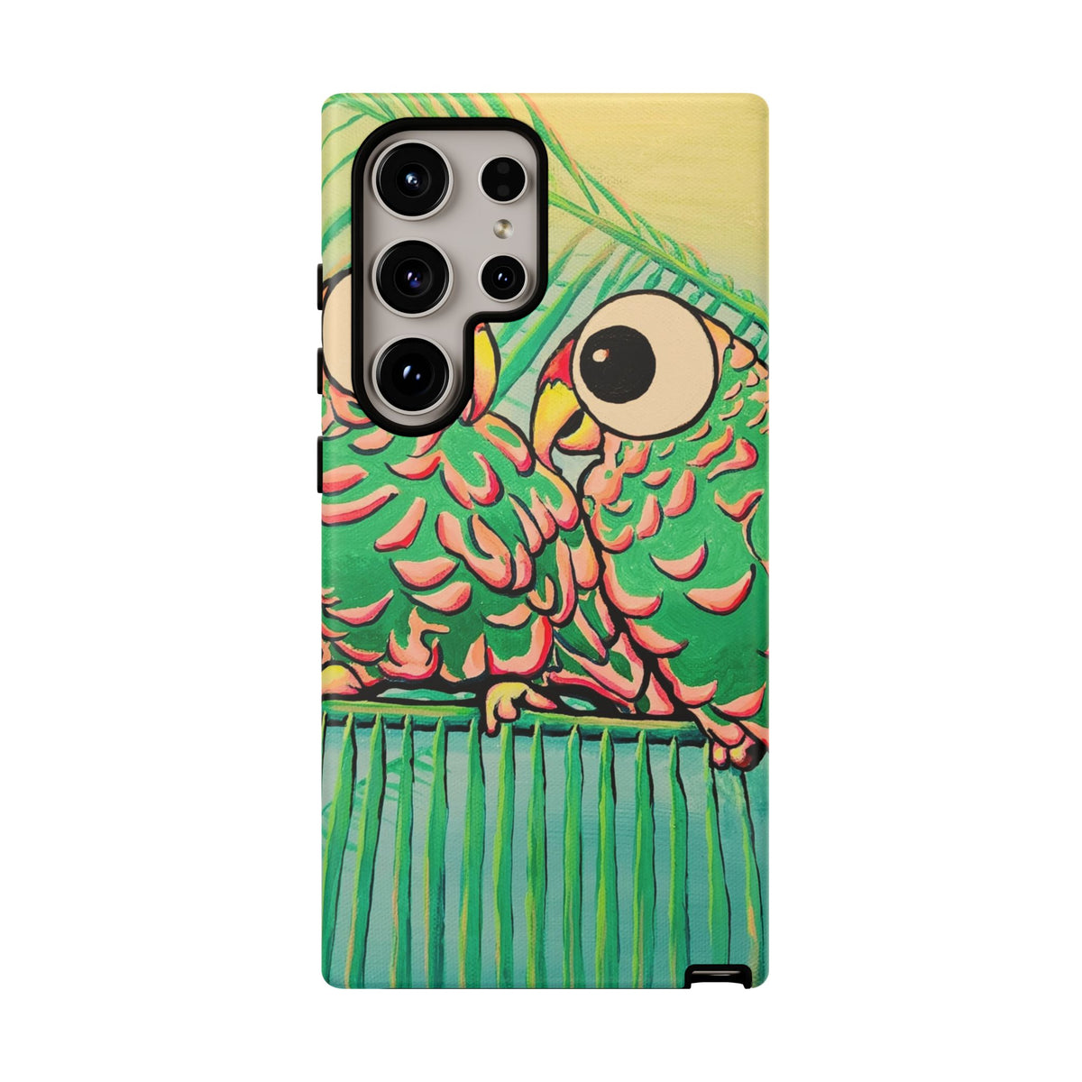 Chatty Cyclops Parrots Tough Phone Case