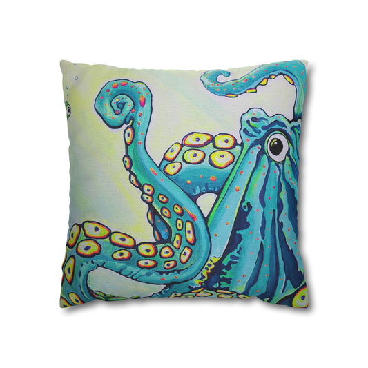 Cyclops Octopus Pillowcase for Throw Pillow, Cover Only