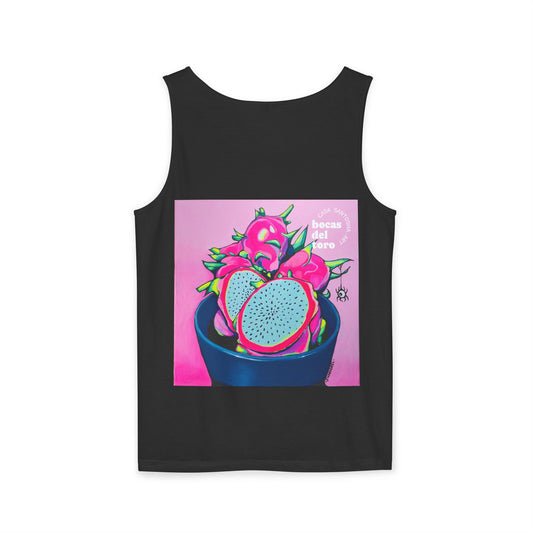 Unisex Neon Pink Dragon Fruit Tank Top - Perfect for Summer Vibes