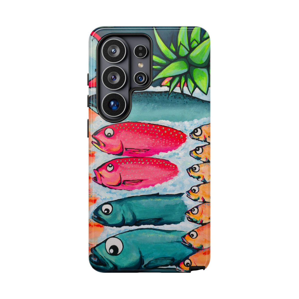 Neon Cabo Fish Market Tough Phone Case