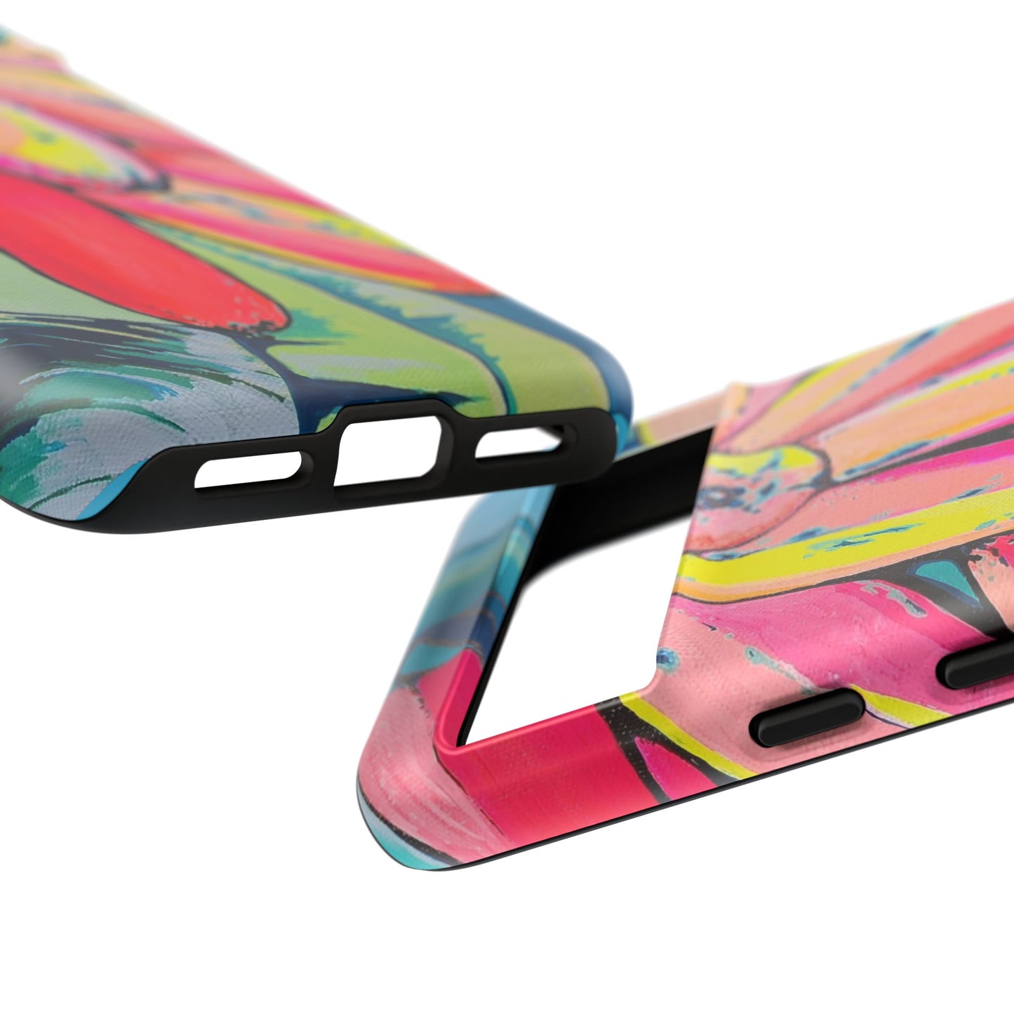 Neon Primitivo Bananas Tough Phone Case