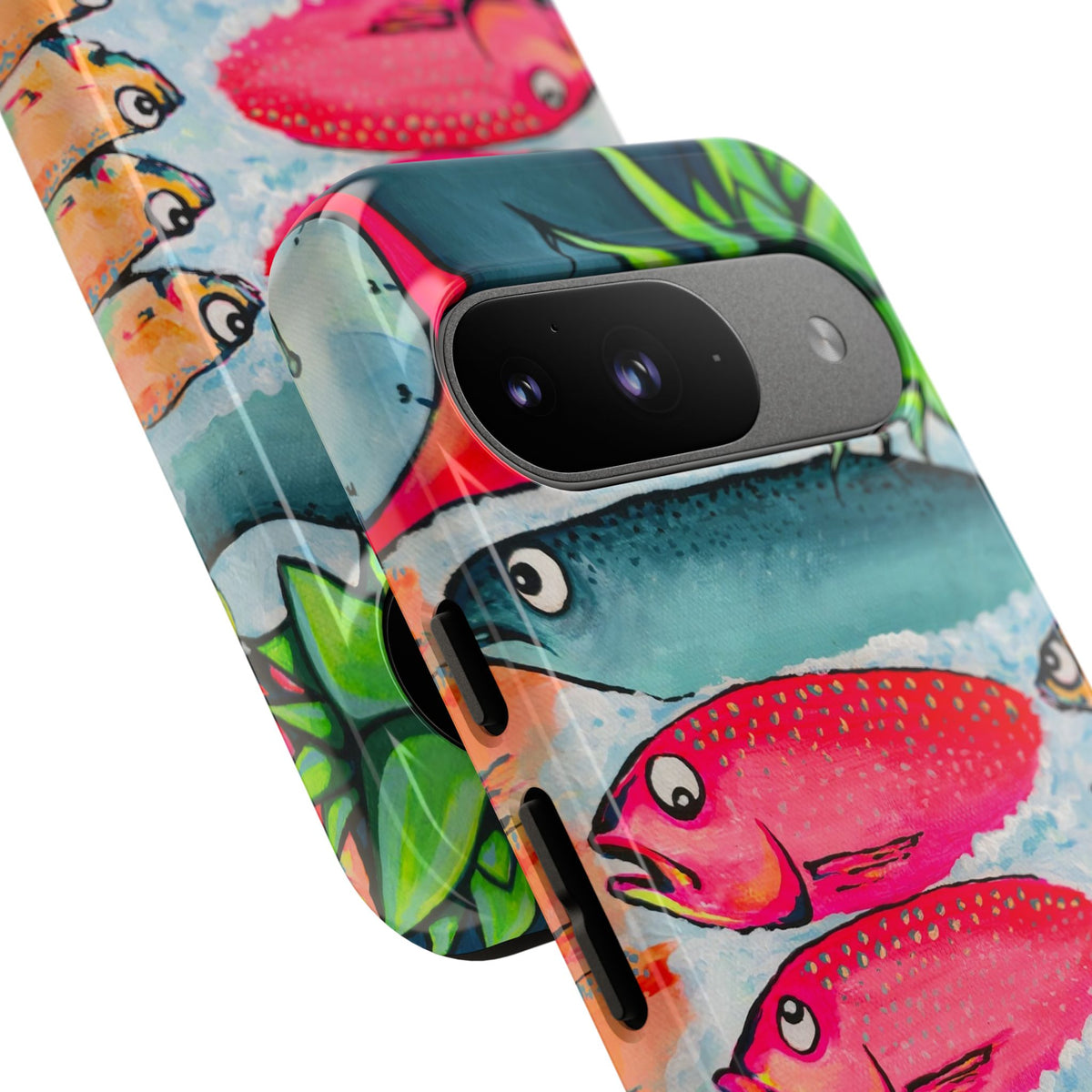 Neon Cabo Fish Market Tough Phone Case