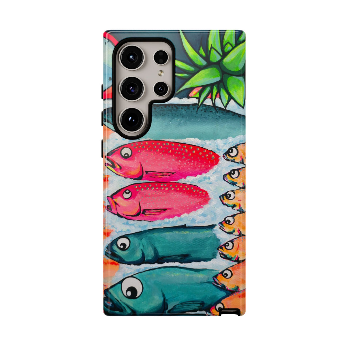 Neon Cabo Fish Market Tough Phone Case