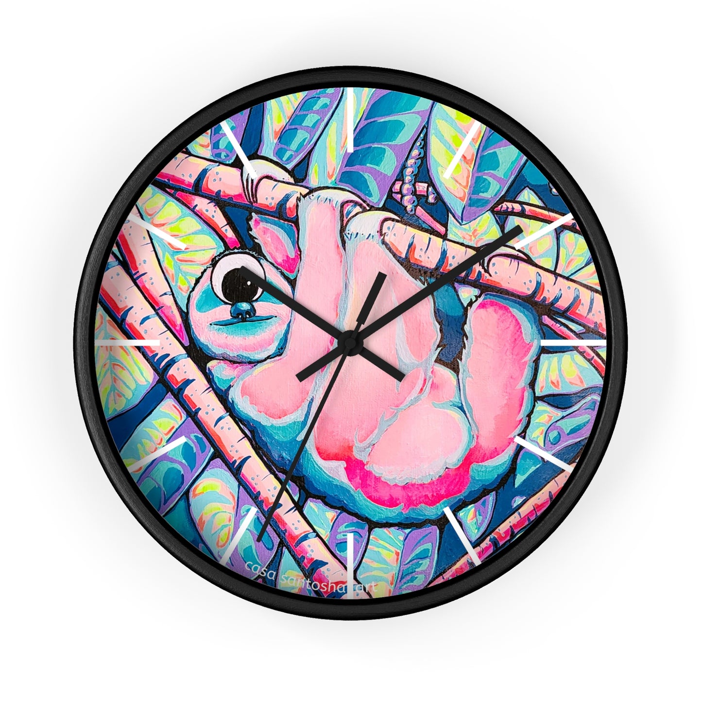 Cyclops Sloth Pop Art Wall Clock