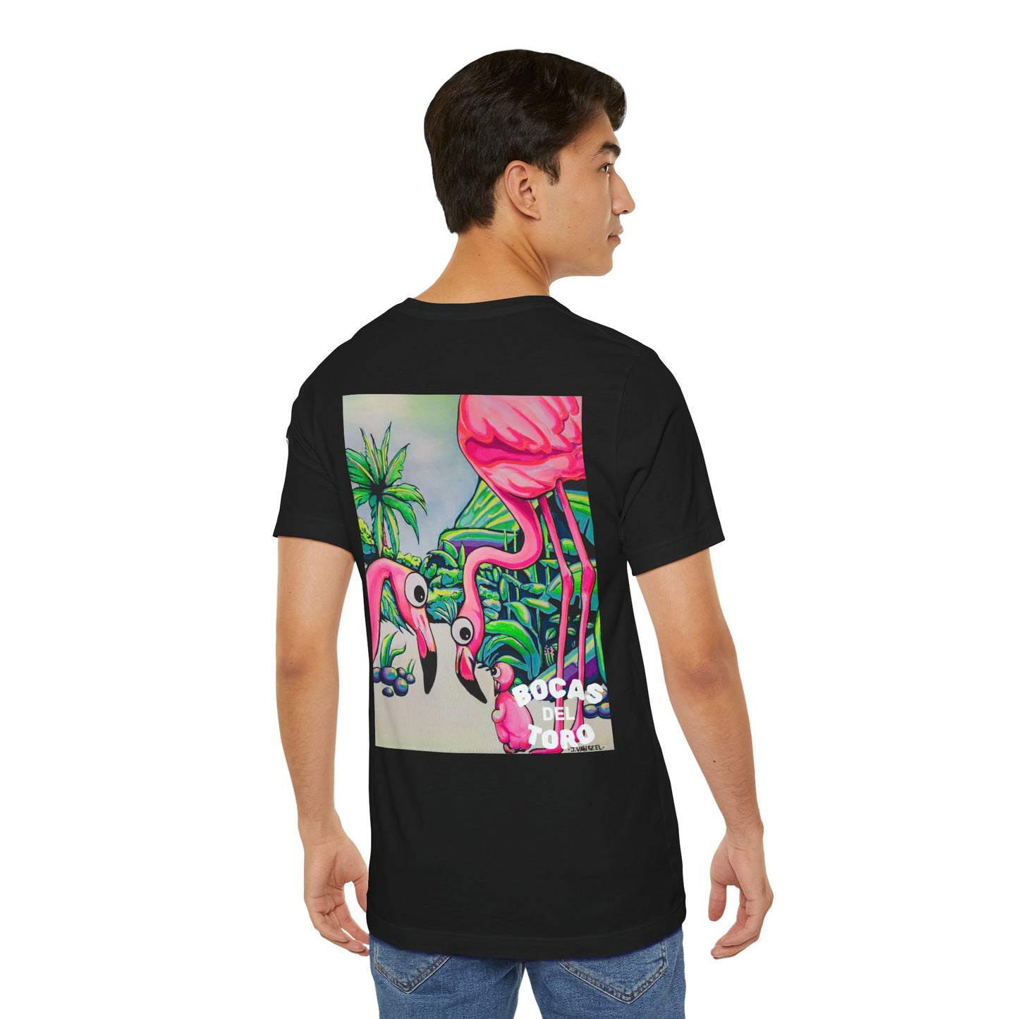 Unisex Cyclops Flamingo Family Tee