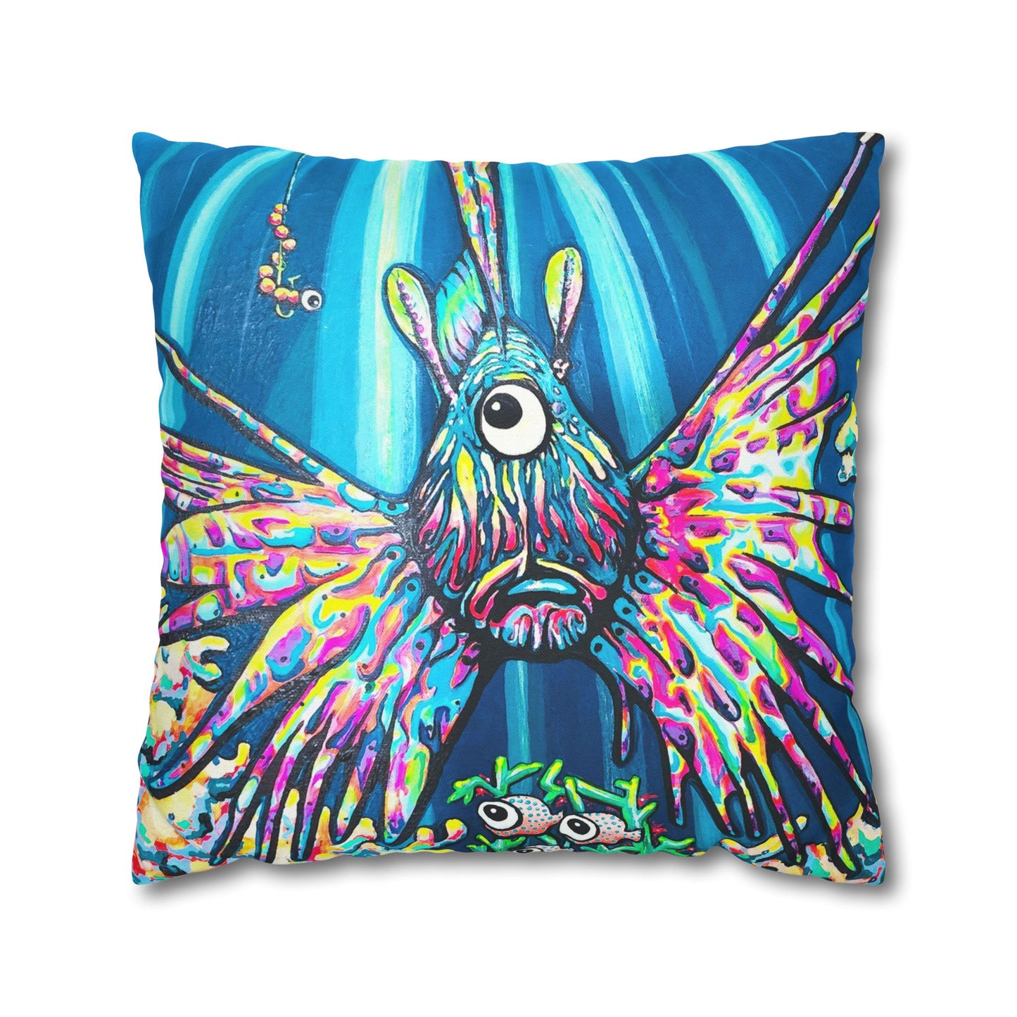 Cyclops Lionfish Pillowcase, Cover Only