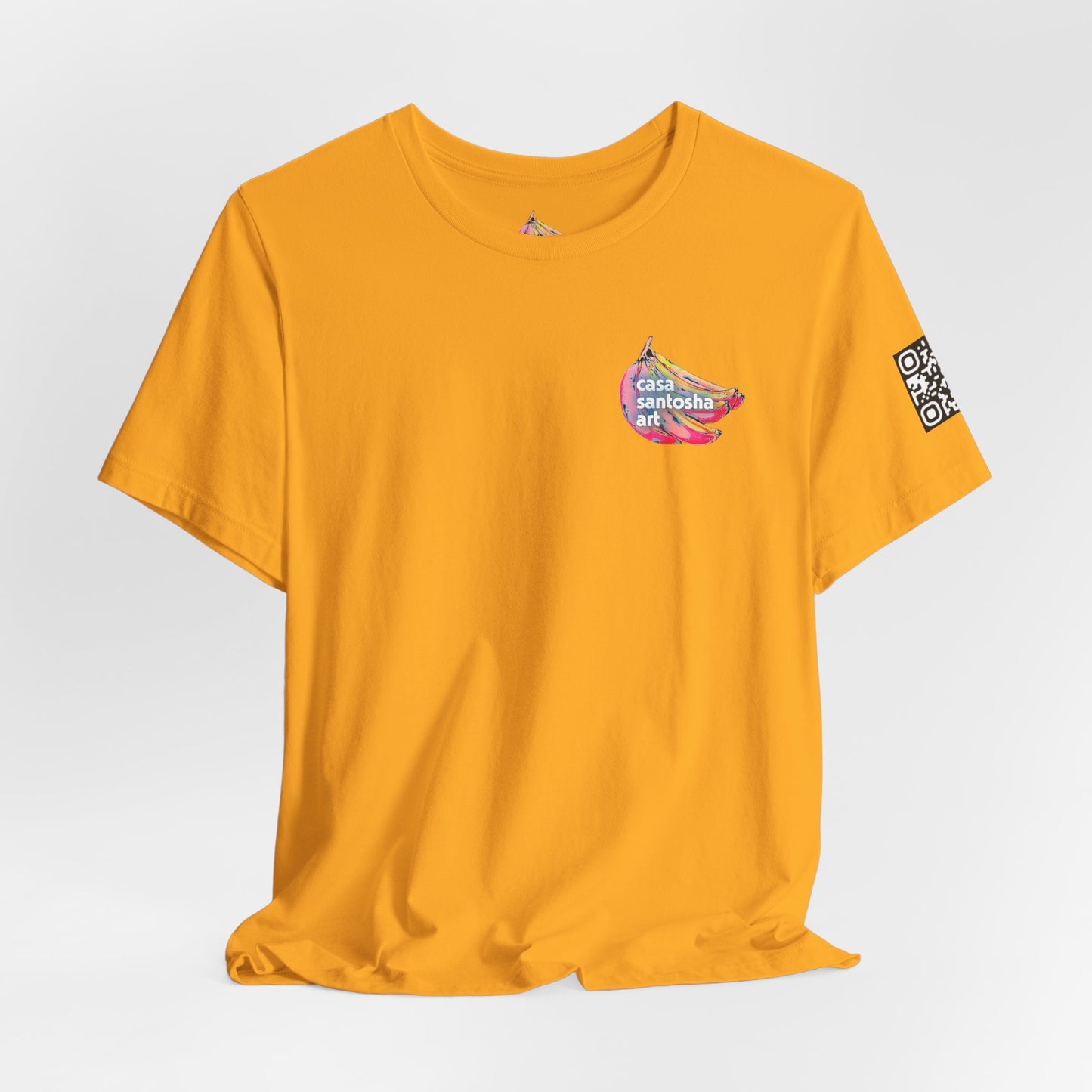 T-shirt unisexe néon à motif poisson frit