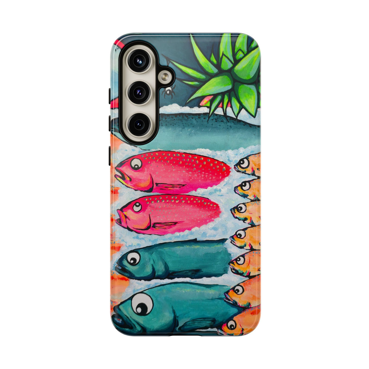 Neon Cabo Fish Market Tough Phone Case